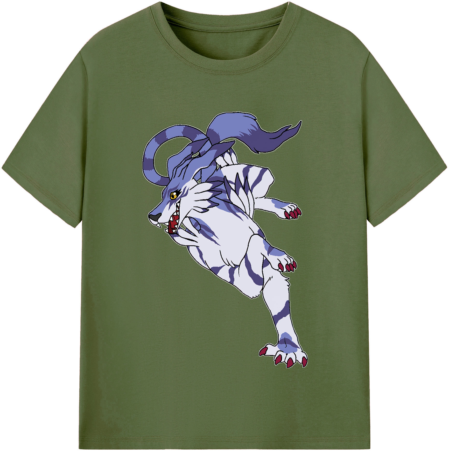 （画像用） Digimon デジタルモンスター/デジモン 綿100％半袖Tシャツ（フロントプリント）